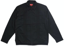 Load image into Gallery viewer, Supreme Pin Tuck Zip Up Shirt Black Size M
