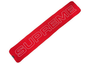 Supreme Polartec Logo Scarf Red