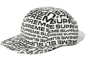 Supreme Repeater Camp Cap White