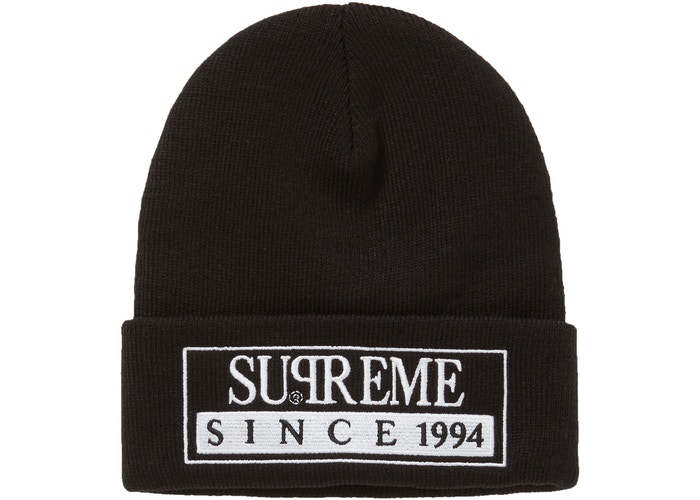 Supreme Reserved Beanie Black