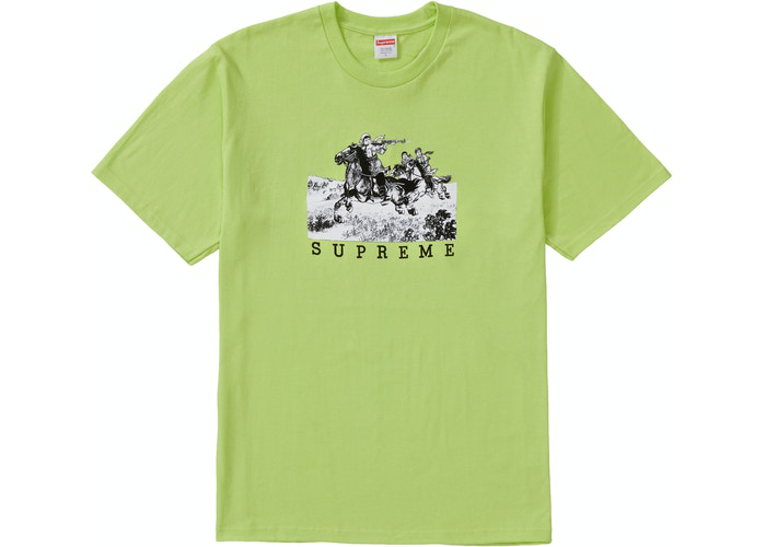 Supreme Riders Tee Heather Neon Green