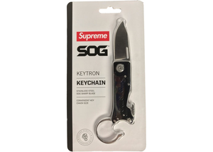 SHARE PortfolioFollow Supreme SOG Keytron Folding Knife Black