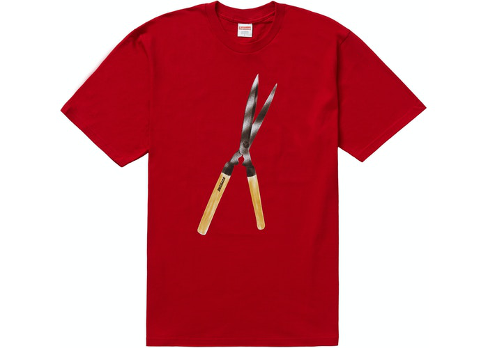 Supreme Shears Tee Red Size S