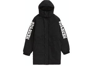 Supreme Sleeve Logo Sideline Parka Black