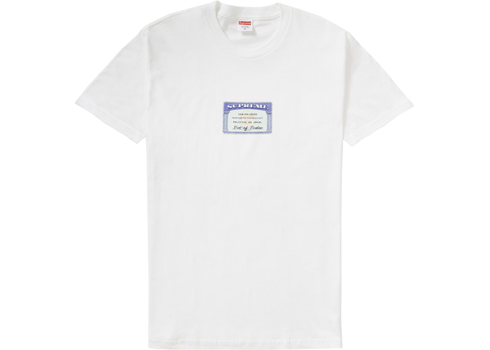 Supreme Social Tee White Size M