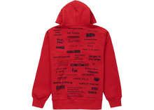 Load image into Gallery viewer, Supreme Stop Crying Hooded Sweatshirt Red Size XL
