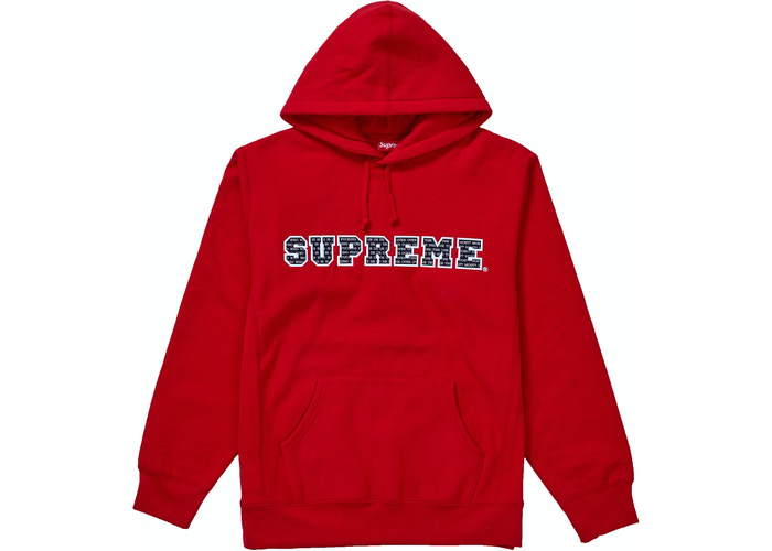 Supreme The Most Hooded Sweatshirt Red Size L