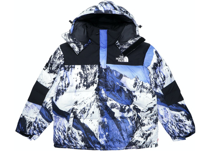 Supreme The North Face Mountain Baltoro Jacket Blue/White Size L