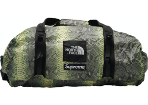 Supreme The North Face Snakeskin Flyweight Duffle Bag Green