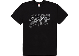 Supreme The Velvet Underground Drawing Tee Black Size  XL