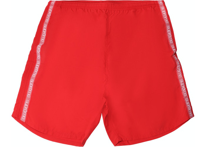 Supreme Tonal Taping Water Short Red Size S