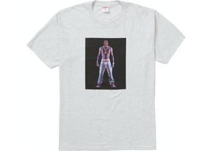 Supreme Tupac Hologram Tee Grey Size M