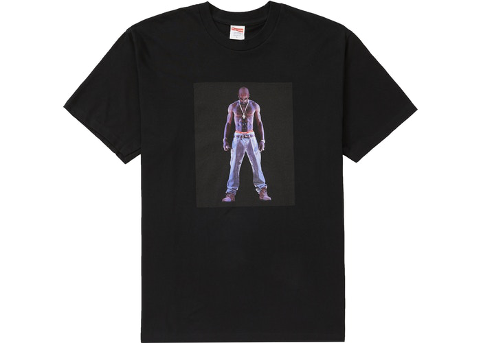 Supreme Tupac Hologram Tee Black Size M