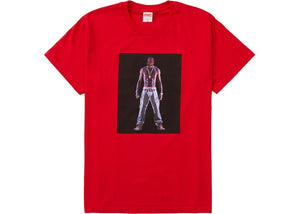 Supreme Tupac Hologram Tee Red Size M