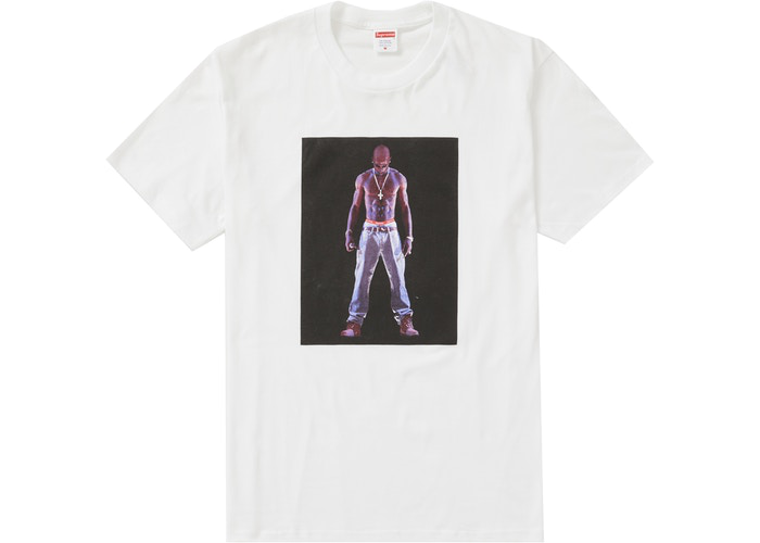 Supreme Tupac Hologram Tee White Size S