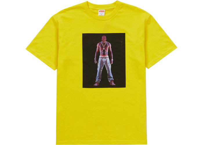 Supreme Tupac Hologram Tee Yellow Size S