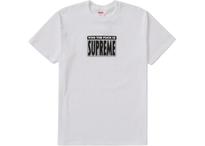 Supreme Who The Fuck Tee White Size L