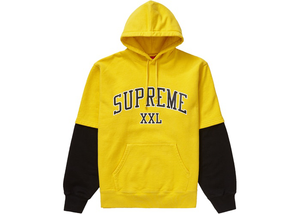 Supreme XXL Hooded Sweatshirt Yellow Size M