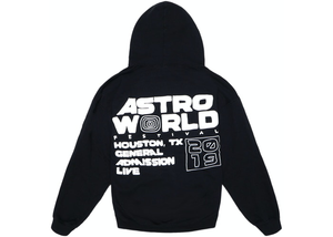 Travis Scott Astrofest 2019 Staff Hoodie Black Size S