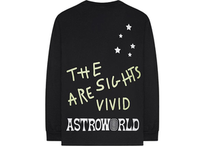 Travis Scott Astroworld Enjoy The Ride L/S Tee Black Size S