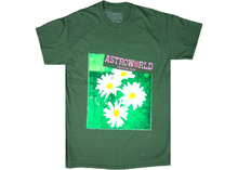 Load image into Gallery viewer, Travis Scott Astroworld Festival Run Flower Tee Olive Size M
