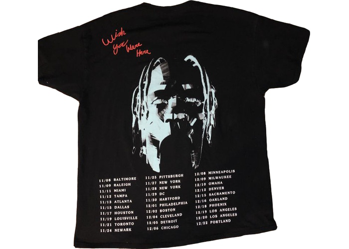 Travis Scott Astroworld Tour Tee Black Size S