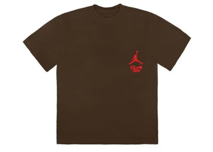 Travis Scott Jordan Cactus Jack Highest T Shirt Brown Size S