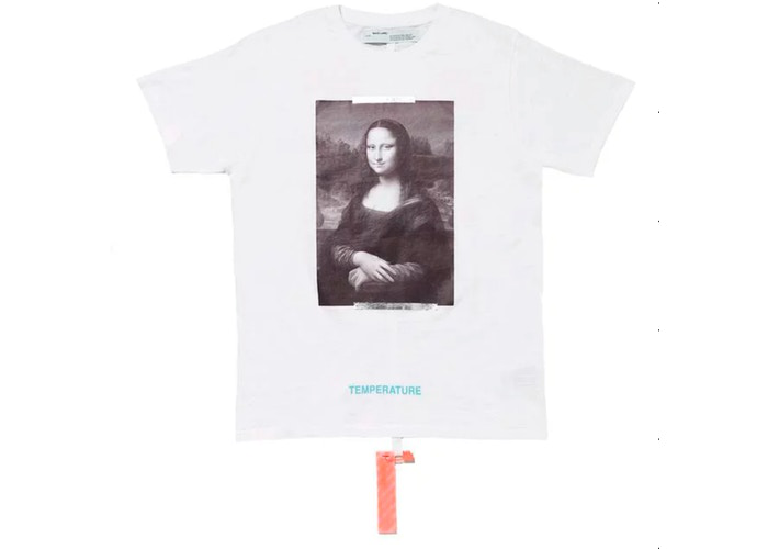 Virgil Abloh MCA Figures of Speech OFF-WHITE Mona Lisa Tee White Size XL