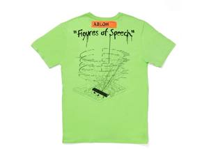 Virgil Abloh x MCA Figures of Speech Amo Tee Lime Size S