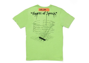 Virgil Abloh x MCA Figures of Speech FOS Tee Green Size L