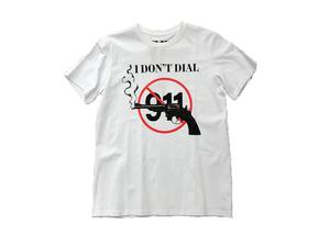 Vlone Don’t Dial 911 Tee White Size S / M / L