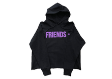 Load image into Gallery viewer, Vlone Friends Purple V Hoodie Black Size S
