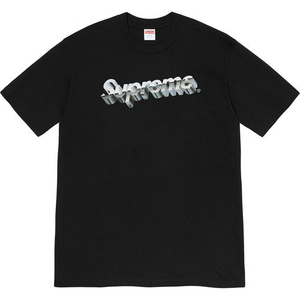 Supreme Chrome Logo Tee Black Size M