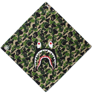 Bape Camo Shark Bandana Green