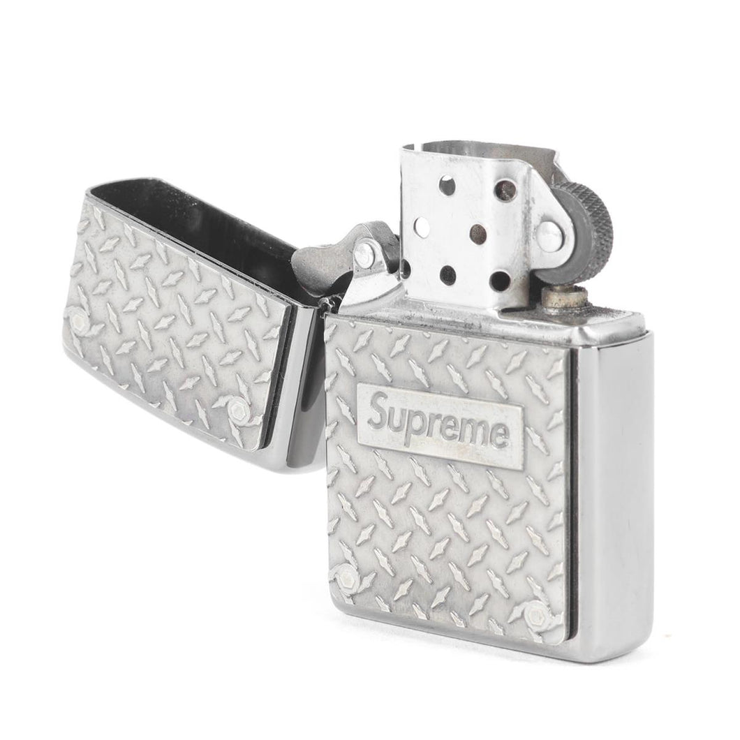 Supreme Diamond Plate Zippo Metal