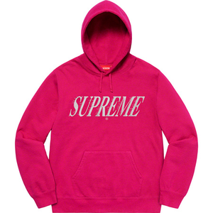 Supreme Crossover Hooded Sweatshirt Fuchsia Size M