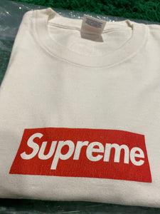 Supreme 20th Anniversary Box Logo Tee White (2014) Size S