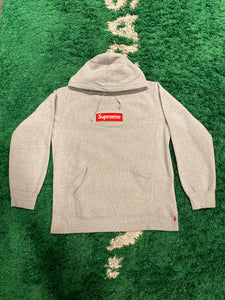 Supreme Box Logo Hoodie- Grey/Red  (2016)