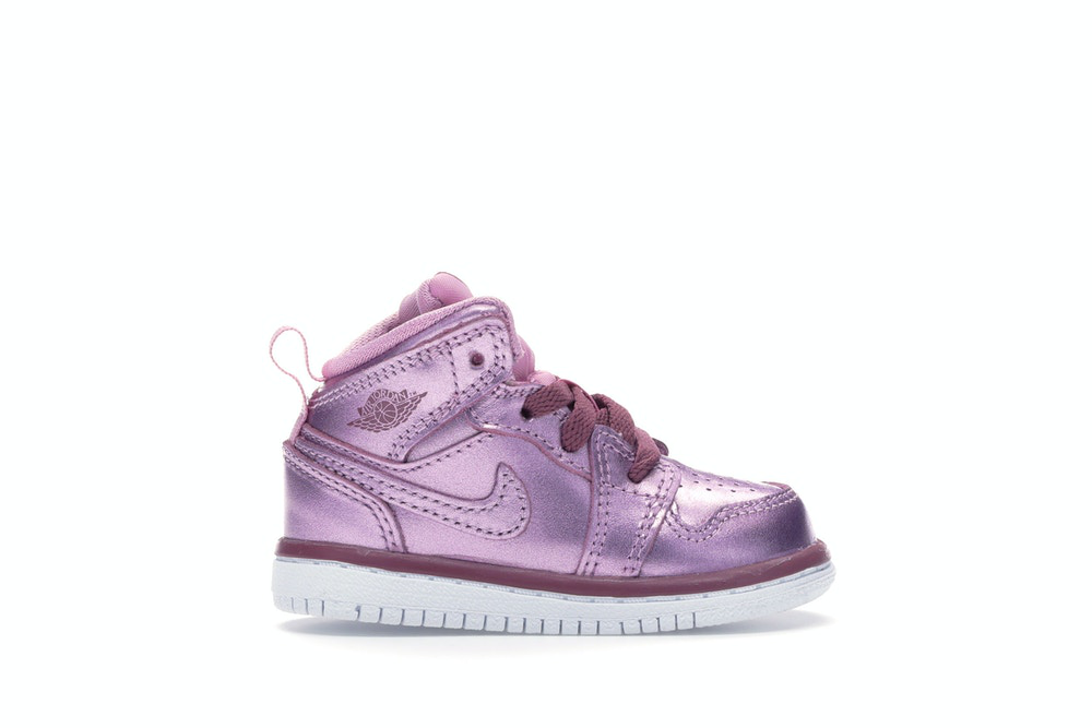 Jordan 1 Mid Pink Rise (TD) Size 2C / 17 EUR / 8cm