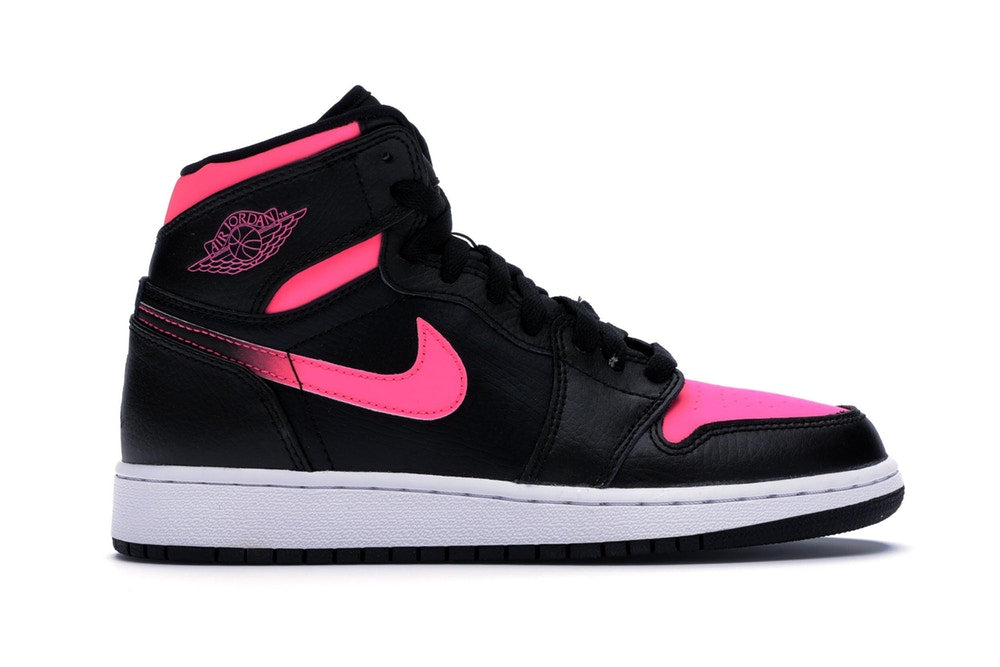 Jordan 1 Retro High Black Hyper Pink (GS) Size 9