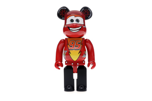 Bearbrick Lighting McQueen 400% Red