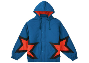 Supreme Stars puffy Jacket Royal Blue