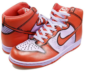 Nike Dunk High 1 Piece Premium Orange (2008) Size 11 US