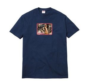 Supreme Larry Clark Girl Tee SS17 Navy Size M