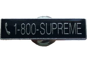 Supreme 1-800 Pin Black