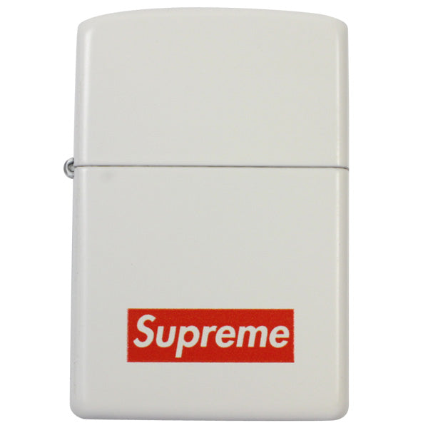 Supreme Solid Zippo White